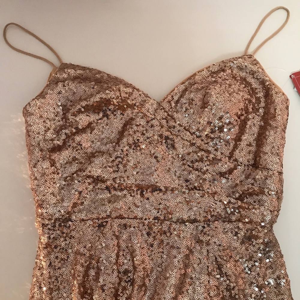 Watters & Watters Azen Sequined Sweetheart Dress 0033 - Picture 4 of 7